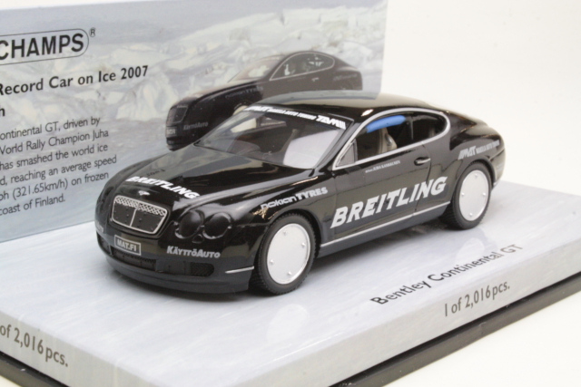 Bentley Continental GT, Speed Record on ice 2007, J.Kankkunen